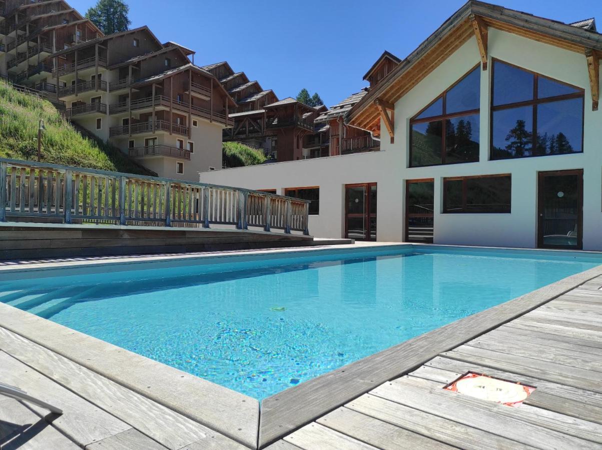 Apt 2 Chambres En Duplex Chalet Des Rennes Vars 2000M Piscine Interieure Et Exterieure Exterior photo